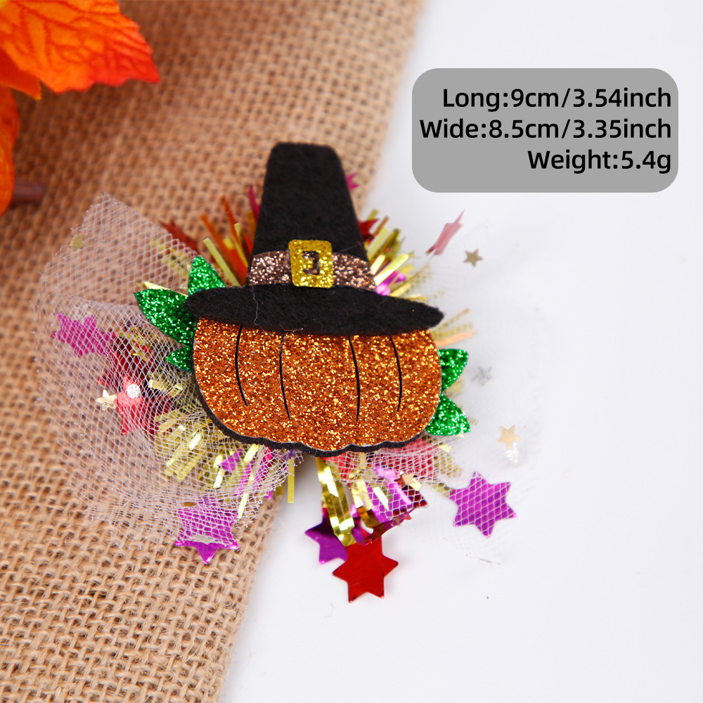 Día de Acción de Gracias accesorios para mascotas calabazas turquía mallas brocas de cabello perros gatos otoño festival de cosecha fiesta decoración tarjeta de cabello