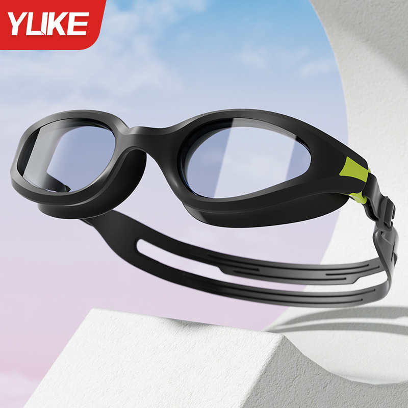 Set de Gafas de Natación de Policarbonato, Impermeable y Antiempañante