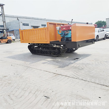 3噸農用坡地履帶運輸車 柴油機裝載自卸車 座駕式履帶車