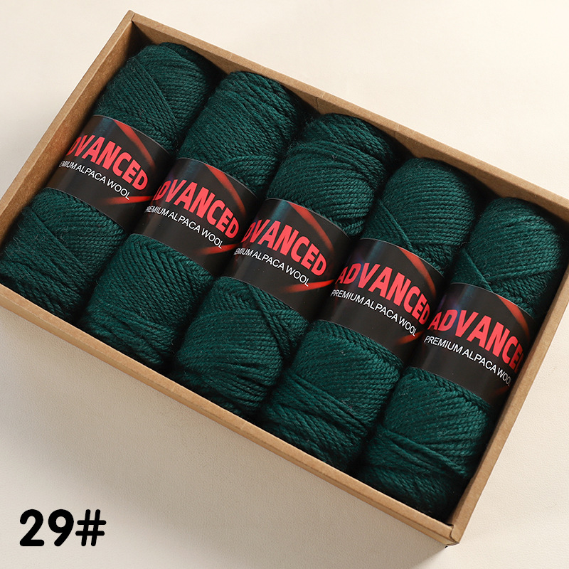 Ovillo de Lana de Alpaca Térmico para Tejido a Mano y DIY