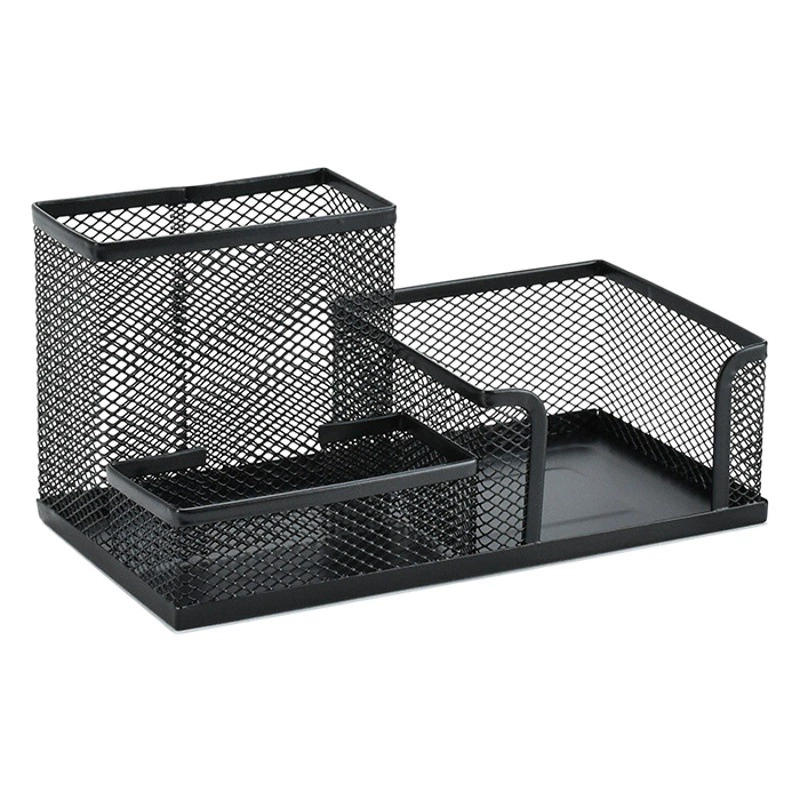 Металлическая офисная ручка Контейнер Многофункциональная Ручка для хранения Ведро Студенческий Рабочий стол Творческая железная сетка Хранение канцелярских принадлежностей Офисные принадлежности