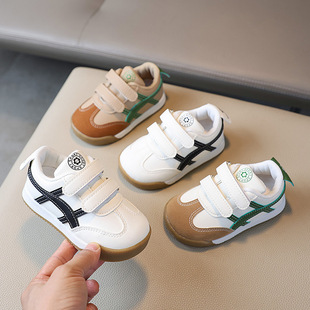 Men's Baby Toddler Shoes Spring and Autumn New Children's Retro Forrest Gump Shoes Girls' Non-slip Soft Sole All-match Casual Board Shoes Trendy