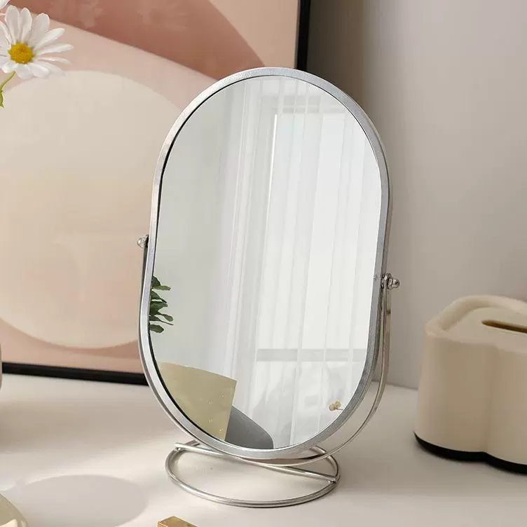 Стиль Инс стол-д dressing table макияж зеркало спальня домашний настольное зеркало общежитие европейский стиль зеркало красоты округлое маленькое зеркало