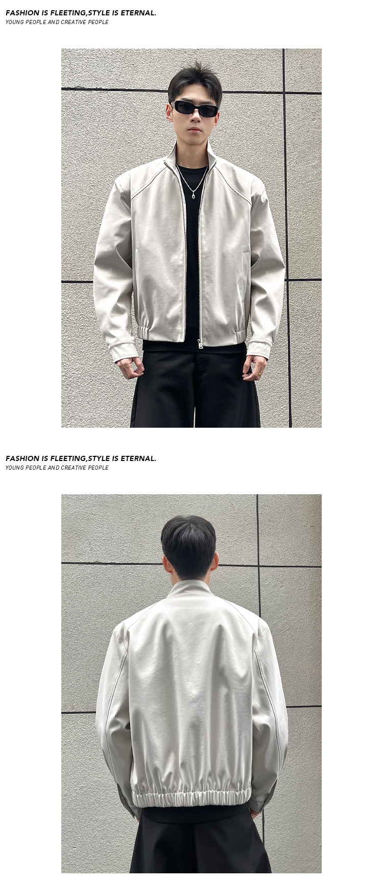 Cleanfit Deconstructed Denim Jacket For Men Spring Workwear Style_voghion.com