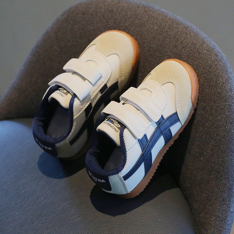 Children's Forrest Gump Shoes 2025 Spring & Fall New Leather Waterproof Anti-Collision Sports Shoes for Boys and Girls, Daily Versatile Casual Shoes