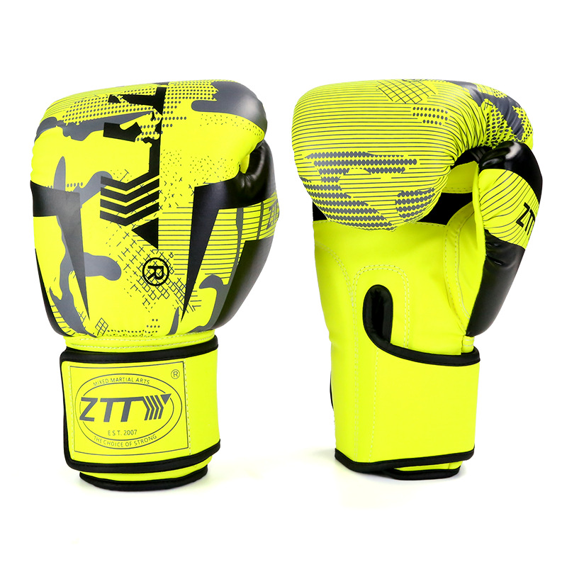 En stock al por mayor guantes de boxeo para adultos niños combates profesionales Muay Thai entrenamiento saco de boxeo guantes de boxeo Sanda guantes de boxeo