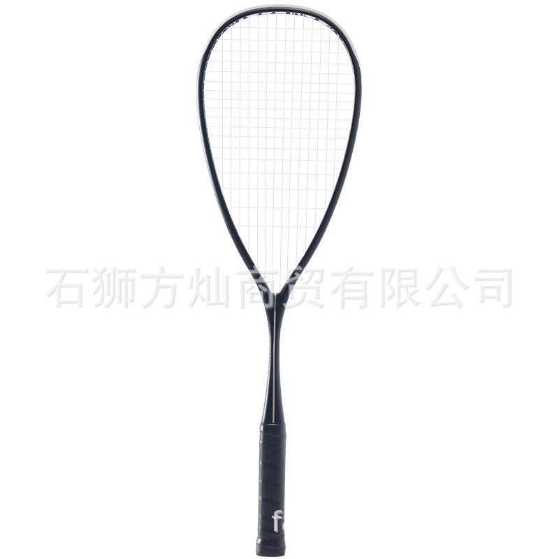 FANGCAN squash racket, all-carbon one-piece molded ultralight squash racket, professional competition grade, comes with strings and racket cover.