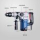 Dongcheng electric hammer percussion drill concrete electric pick high power Dongcheng electric hammer electric clock electric draft dual-purpose electric vertical