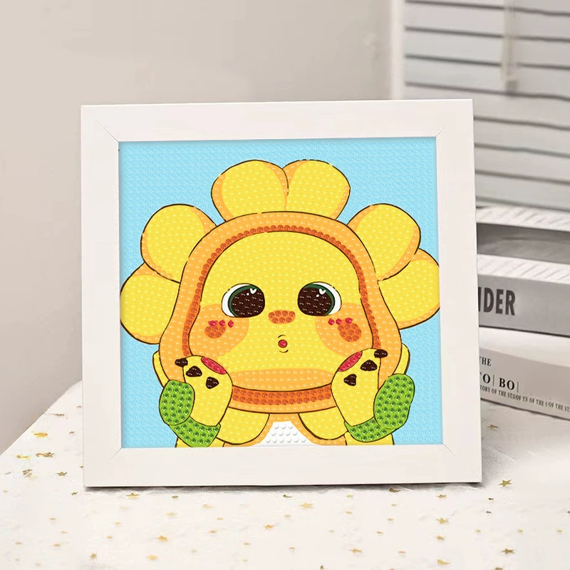 Набор для алмазной вышивки (Sanrio) Пикачу в раме, 17×17 см, комплект для полного стежка DIY