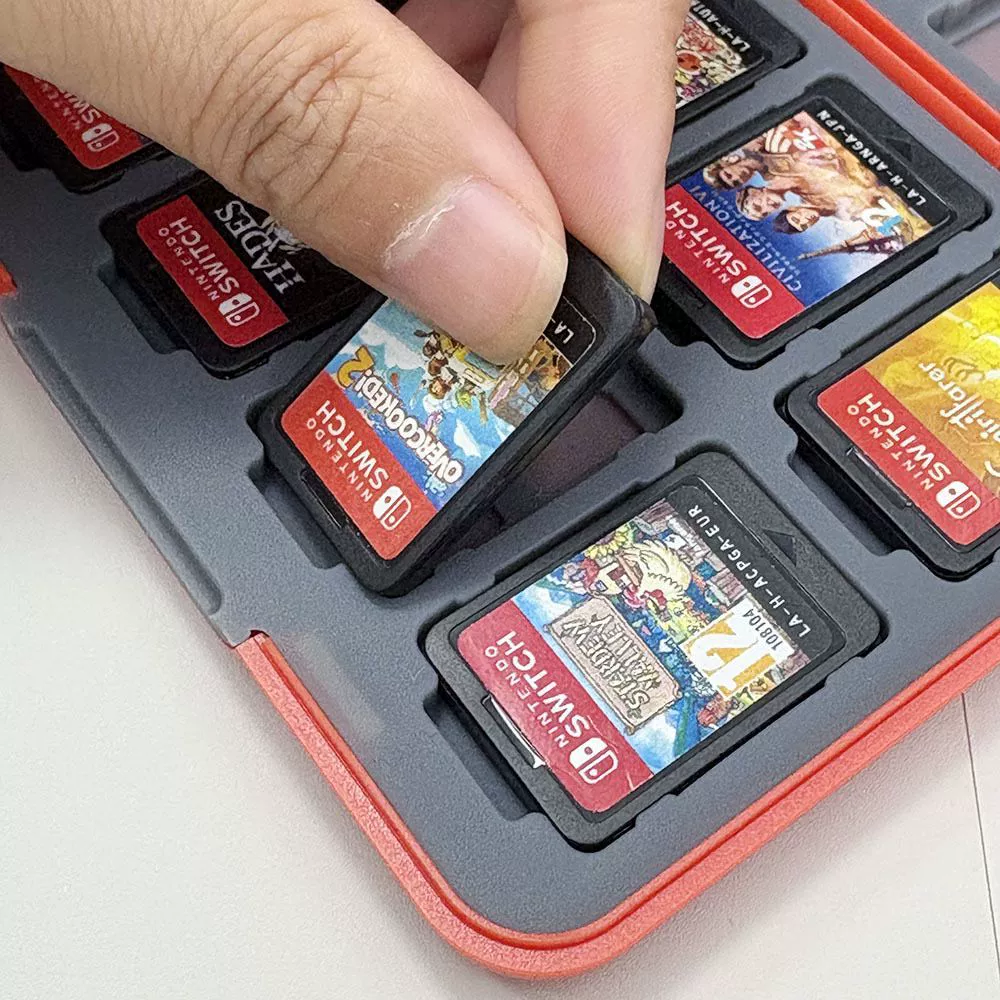 Коробка для карт Switch2, кассетная коробка для хранения, коробка для игровых карт NS2, большой объём, 72-в-1 карта