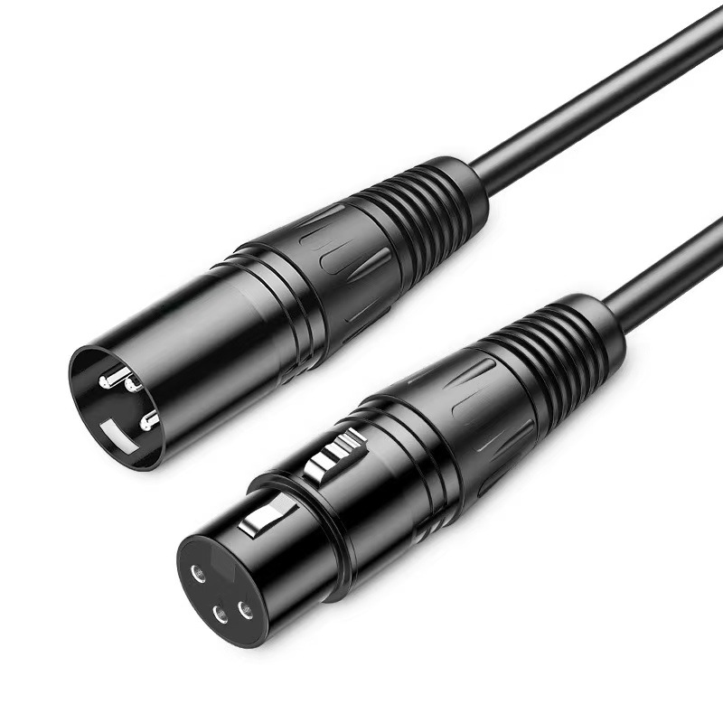 Cable de tarjeta de cobre puro, cable de audio, tarjeta de sonido, micrófono de equilibrio XLR, mezclador, ingeniería de audio, luz de escenario, cable de micrófono
