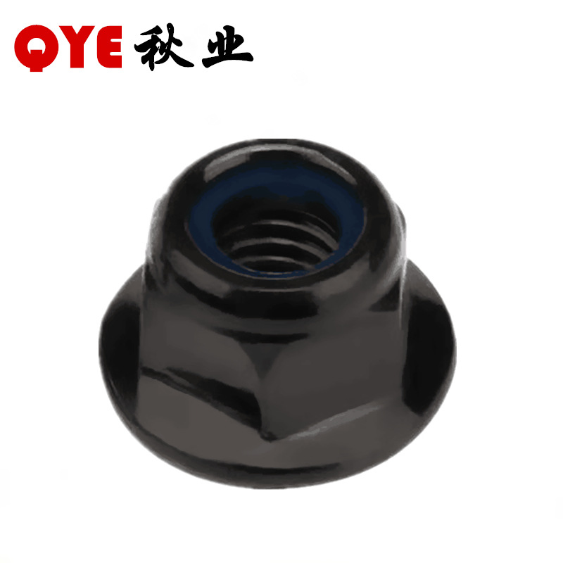 碳钢黑色尼龙法兰螺母4