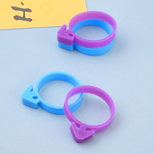Silicone decorating bag fixing ring sealing ring squeezing bag decorating auxiliary baking tool leak-proof tie ring