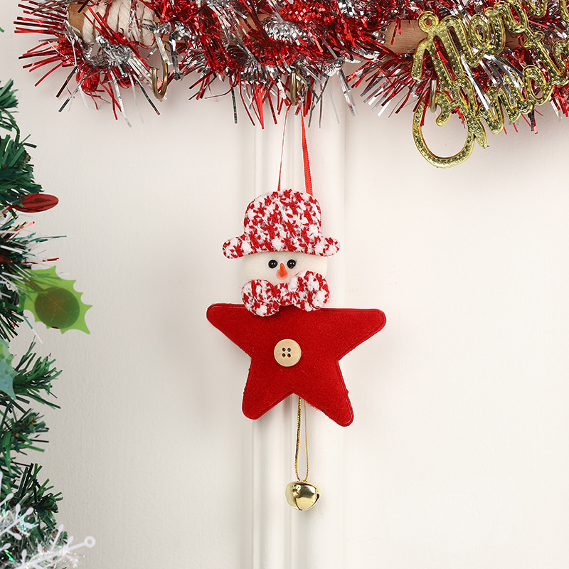 クロスボーダークリスマスペンダントクリスマスツリーペンダント装飾品サンタクロースベルペンダント装飾品卸売り|undefined