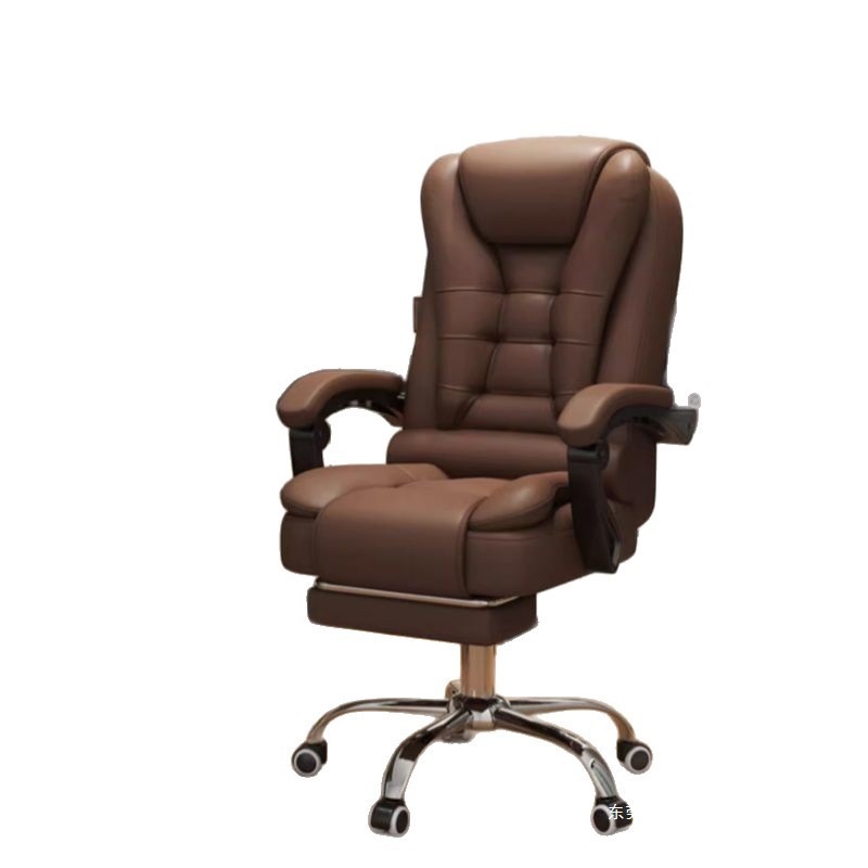 silla de oficina ergonomía reclinada silla de computadora respaldo doméstico asiento de dormitorio sofá de deportes electrónicos silla de jefe de cuero