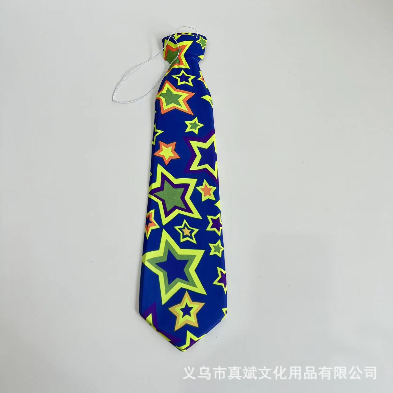 43CM corbata de plástico de PVC de Halloween corbata de moda accesorios de vestir corbata fiesta directa fábrica de materiales ecológicos