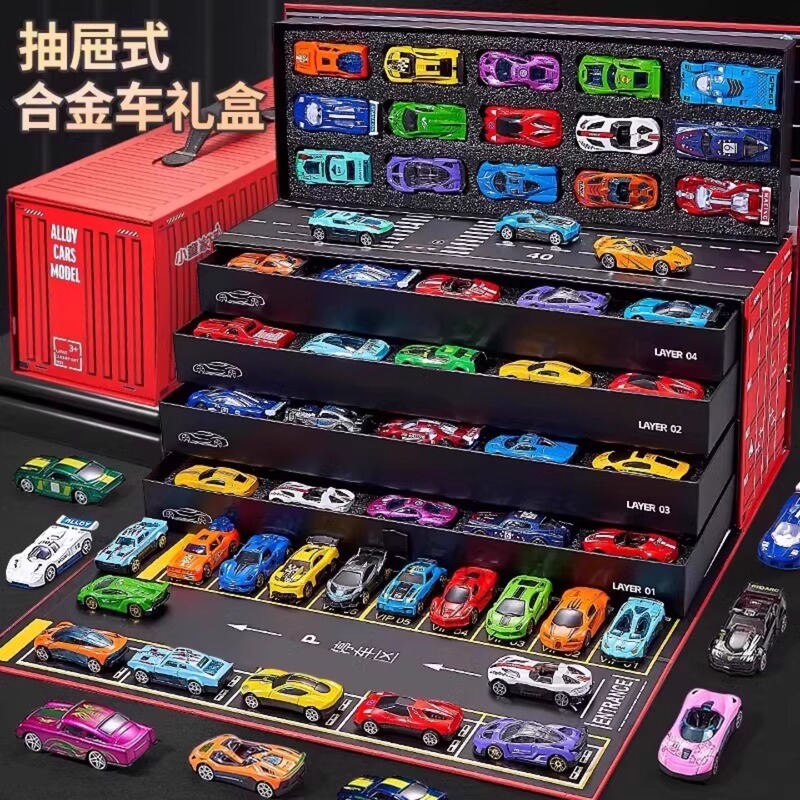 Alloy Kidsren's Toy Car Set Car Racing Mini Model Car Baby One Year Old 6 Educational Boy