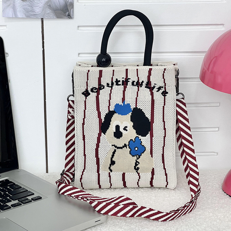 Bolso de hombro de mujer versátil 2025 nuevo estilo de lujo ligero estilo de moda de punto de mano bolso de hombro de hombro de hombro