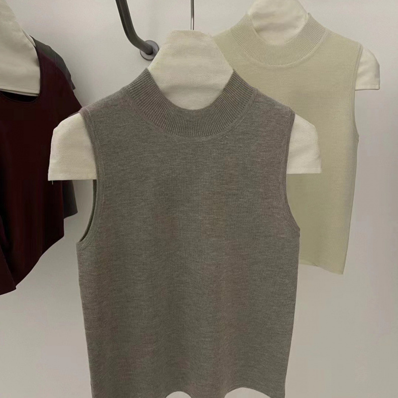 Autumn solid tank top sleevless