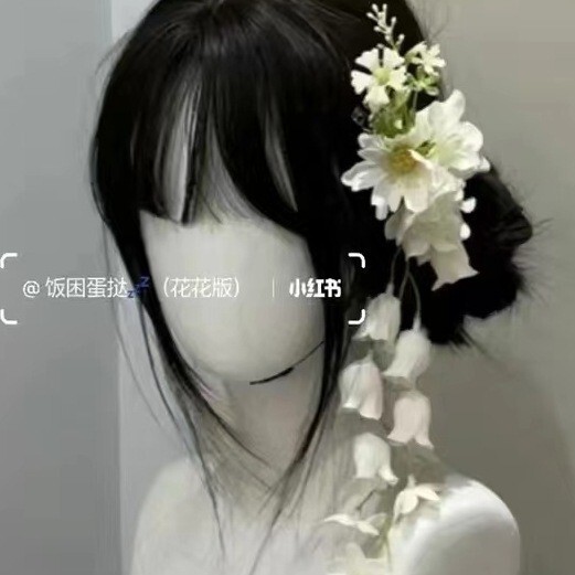 新しい中国風の森のスズランの花のタッセルヘアピンブライダルパープルヘアアクセサリーサイドクリップインターネット有名人の写真誇張アクセサリー|undefined