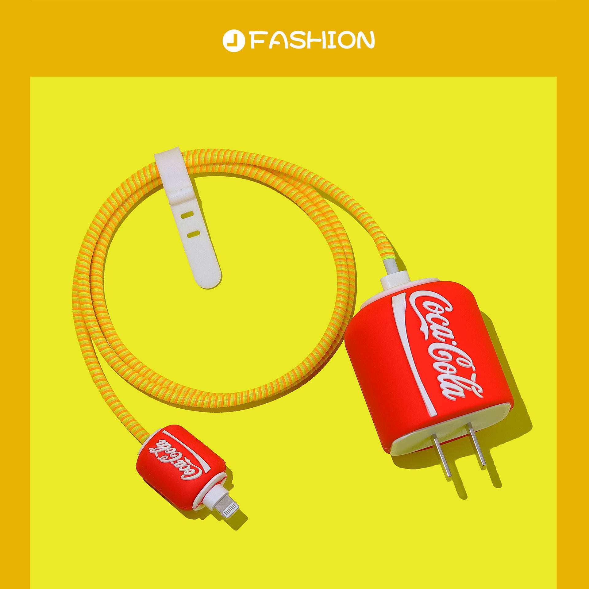 Nuevo cable de datos de dibujos animados cubierta protectora adecuado para Apple carga rápida cabeza 18/20W carga cabeza cubierta protectora Winder