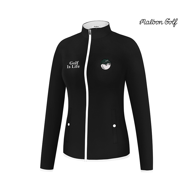 [Cross-Border] m Golf Women's Jacket Spring and Autumn Thin Golf Windbreaker Sports and Plaid # 2501