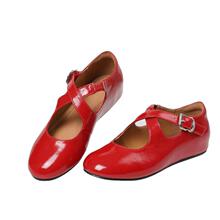 X 35952 Cross Strap Buckle Flats ���̵�Ь �羳����ѷŷ��