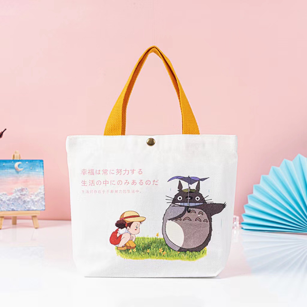 Bolsa de regalo de graduación de niños bolsas de lona portátiles de dibujos animados estudiantes bebés regalo de cumpleaños bolsa de lona spot