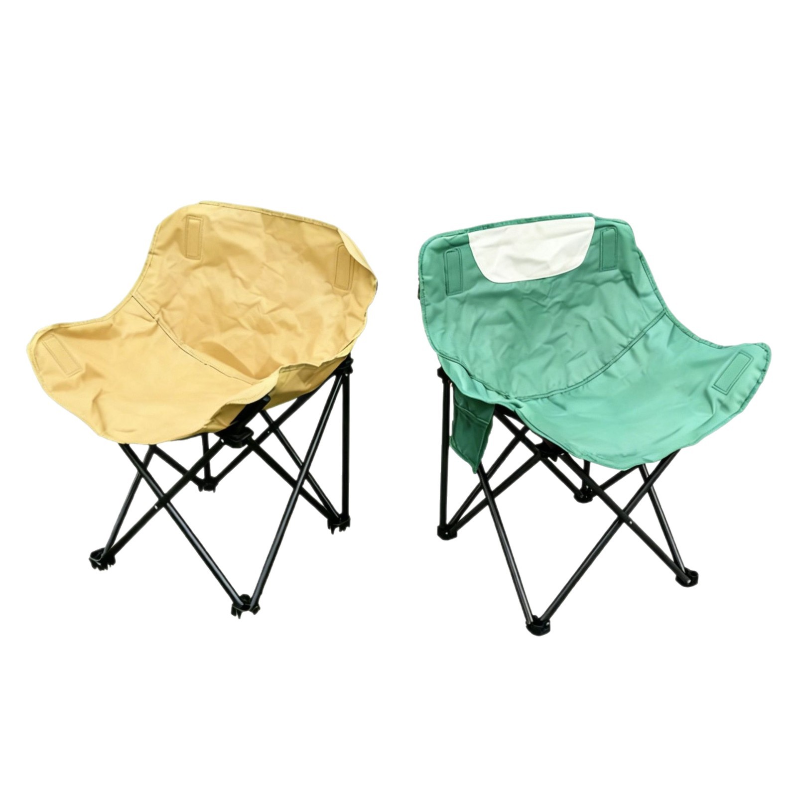 Moon Chair Manufacturer, Camping Picnic Folding Night Market Barbecue Food Stall Chair, Outdoor Fishing Stool In Stock_desvips.com