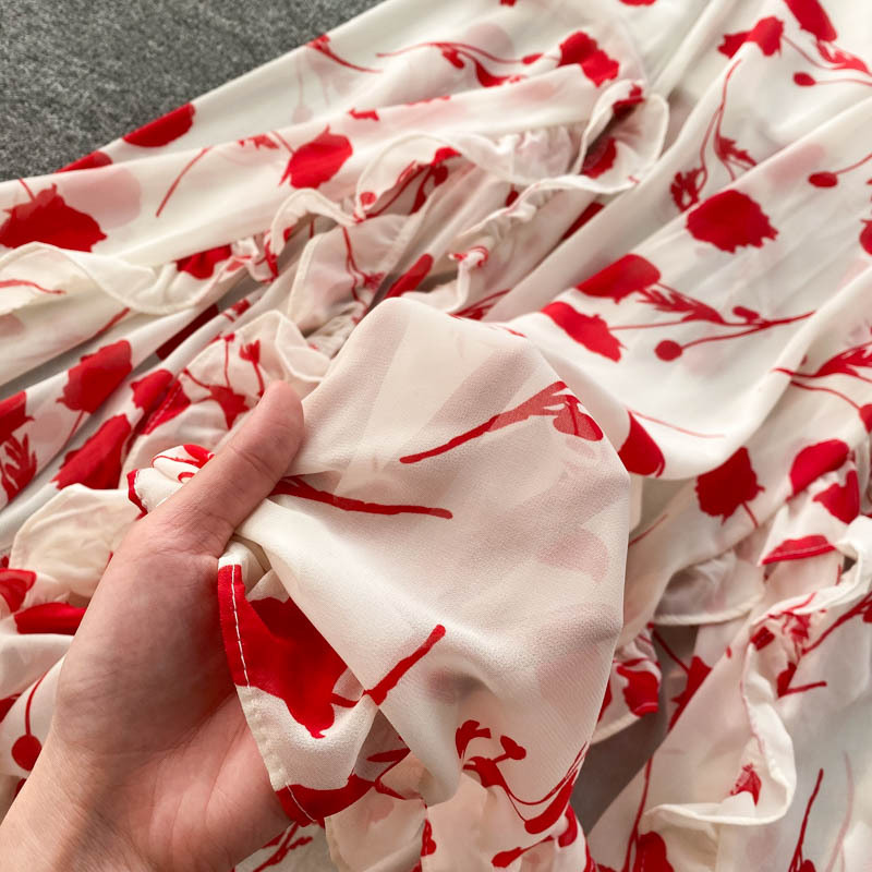 Title 20, Bedrucktes Chiffon-Kurzhemd im Split-Rock-Desig...