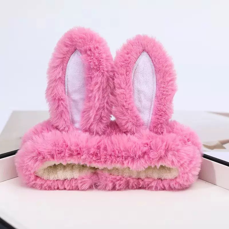 Caricatura verde rana correa de cabello mujer nuevo lindo gran ojo correa de cabello lavar la cara correa de cabello máscara de Navidad tocado