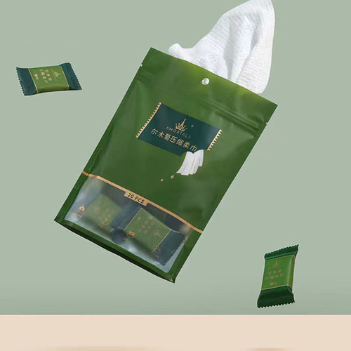 Ermutao Disposable Compressed Towel Pure Cotton Face Wash Thickened Travel Internet Celebrity Portable Cleansing Towel