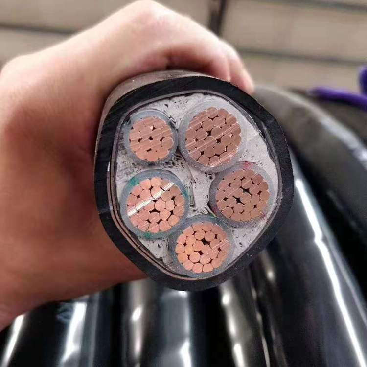 钢带铠装电力电缆YJV22-5*50 铜芯交联电力电缆YJV22-5*70