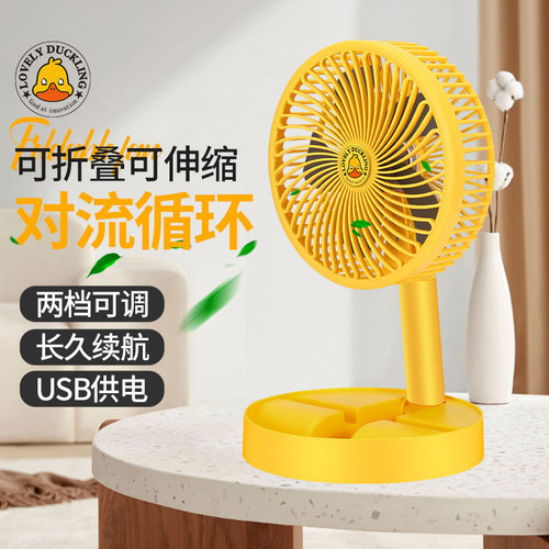  Foldable Small USB Charging Desk Fan Home Office Floor Fan Live Streaming Gift Wholesale