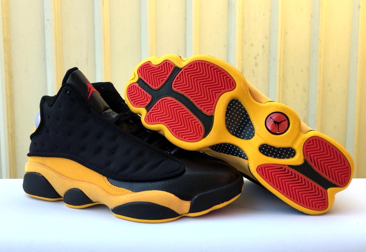 Fábrica de zapatos Putian transfronterizos de alta calidad AJ13 todas las estrellas de platino oro espejo negro pantera Joe13 zapatos de baloncesto para hombres y mujeres