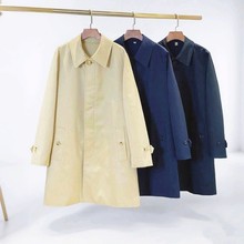 大厂源单英伦风 BBR卡姆登版型全智贤同款防水单排扣长款风衣大衣