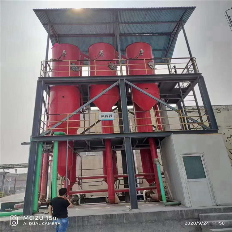 钛材蒸发器到货一套3效2吨钛材质蒸发器二手钛材质蒸发器价格