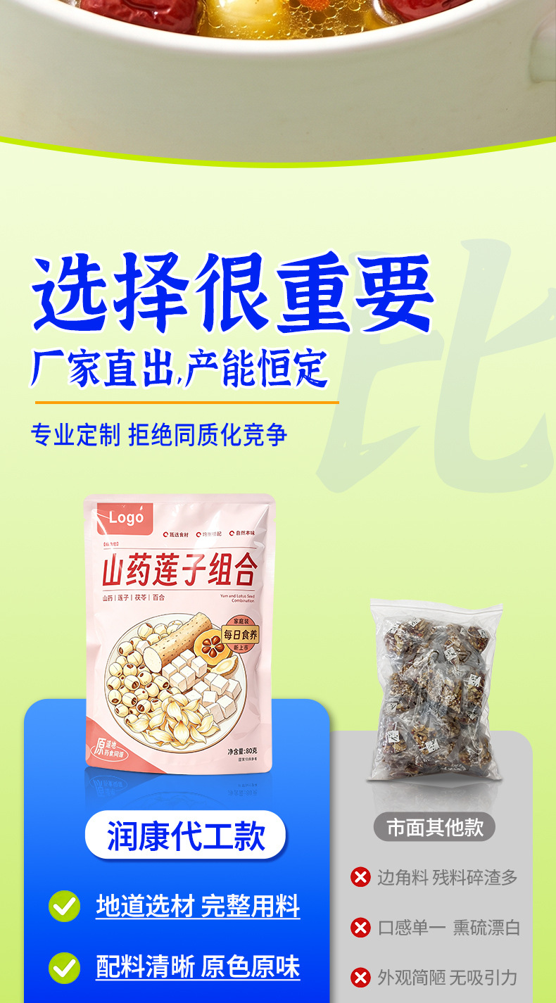Custom Herbal Soup Pack Chinese Soup Seasoning for Stewed Meat and Postpartum Wellness 60g key features