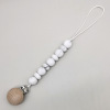 Silica gel children's pacifier for baby for new born, chewy lanyard holder for correct bite