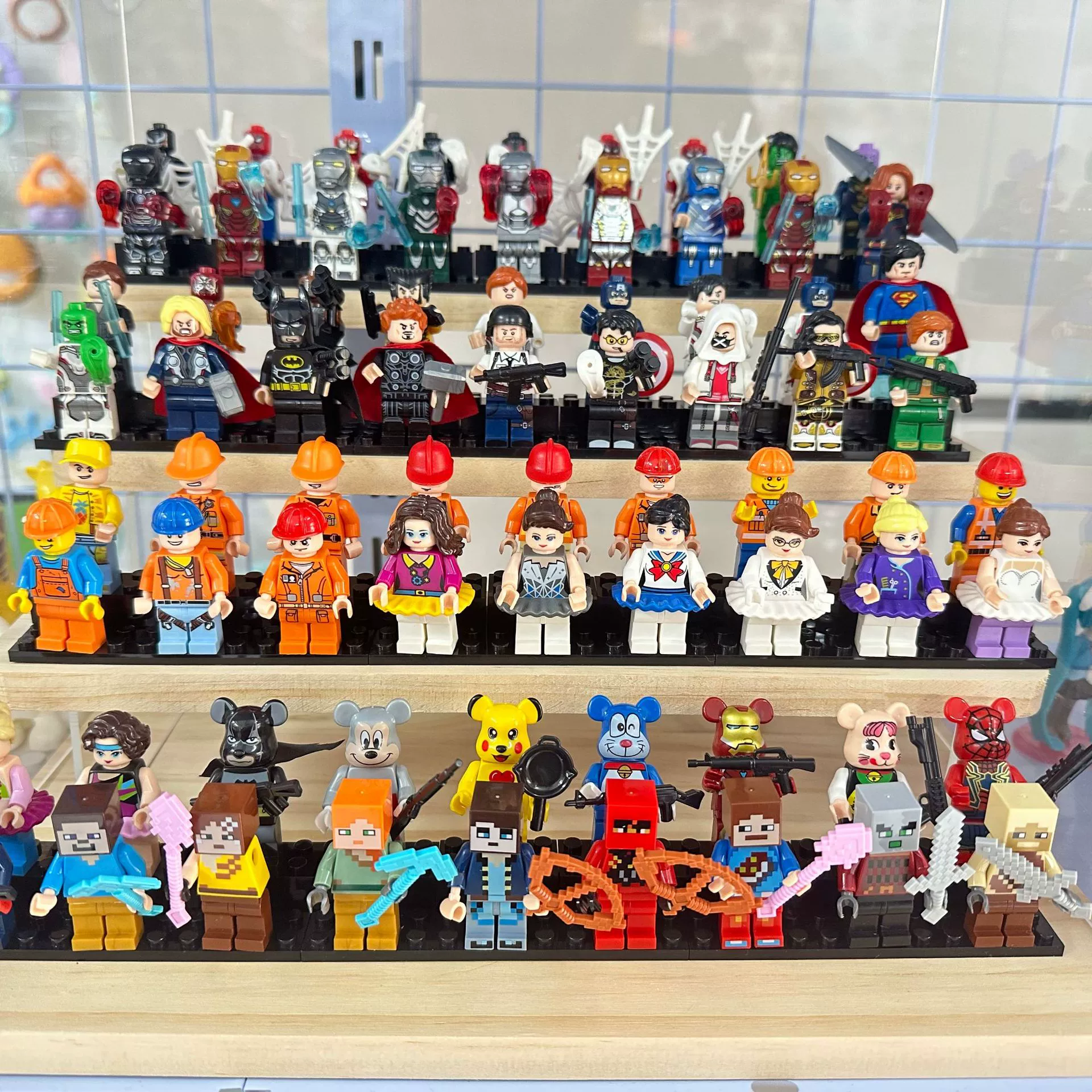 (Cross-border trading), constructor, minifigures, weapon, small particles