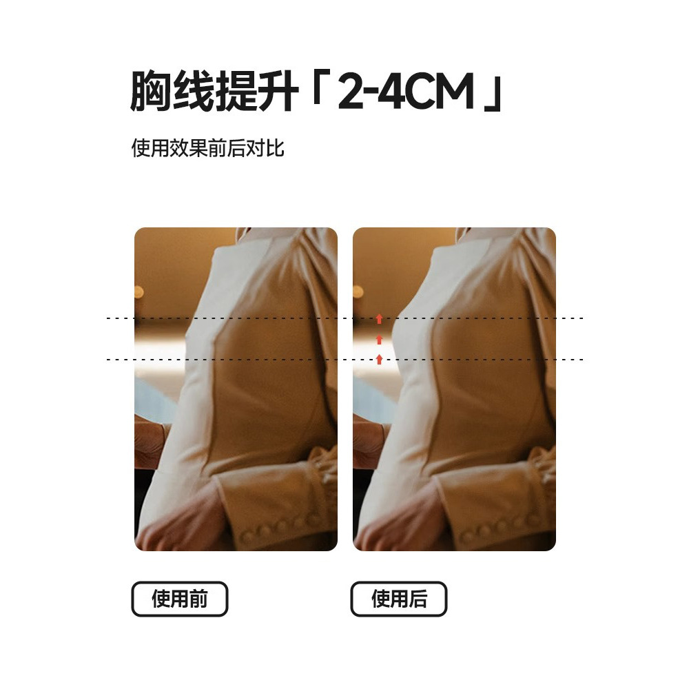 Unidad desechable de elevación de pecho para mujeres invisibles de elevación anti-caída delgada no tejida permeable de pecho para mujeres de verano anti-bumps