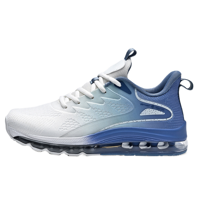 Cojín de aire tejido volador de palma completa para hombre, goma deportiva de tamaño extra grande, zapatos deportivos casuales resistentes al desgaste, zapatos para hombre, zapatos para correr transpirables