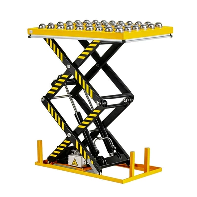 Roller-lift flatbed cart, scissor: Avtomobil fırlanan platformaları