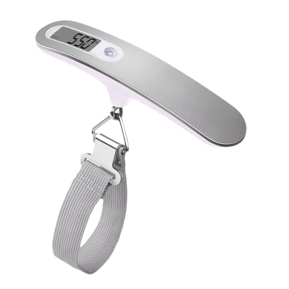 Báscula electrónica para equipaje mejorada, báscula para regalos domésticos, carcasa de acero inoxidable, tapa de batería con tornillos anticaída image 7