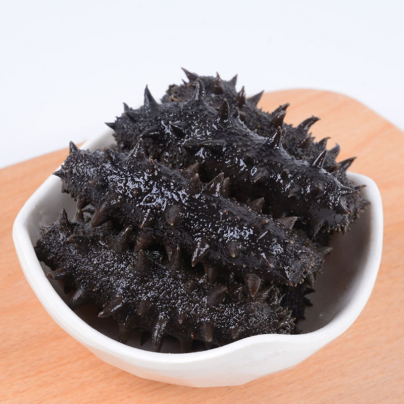 辽渤湾大连半干拉缸盐渍海参工厂批发辽刺参非干货冷冻即食|ms