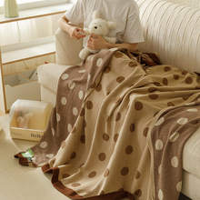 简约全棉竹纤维盖毯纱布毛巾被夏季薄款空调毯冷感凉毯沙发毯子