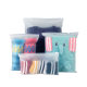 in stock horizontal self-sealing packaging bag translucent clothing underwear packaging storage bag frosted zipper bag horizontal