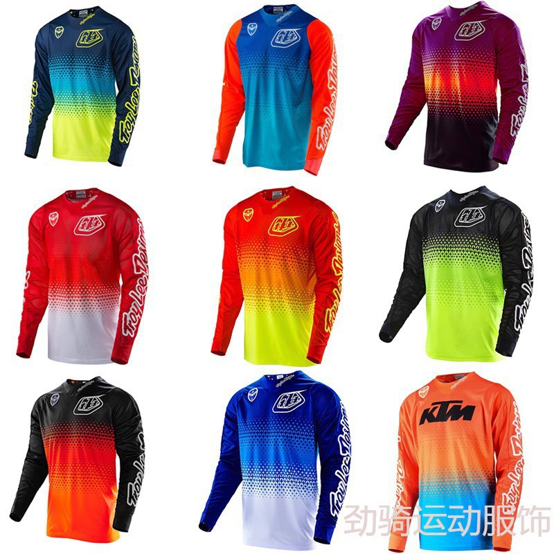 Factory Wholesale Tld Downhill Suit Long-Sleeved Top Men's Summer Mountain Bike Cycling Suit Off-Road Motorcycle Suit
