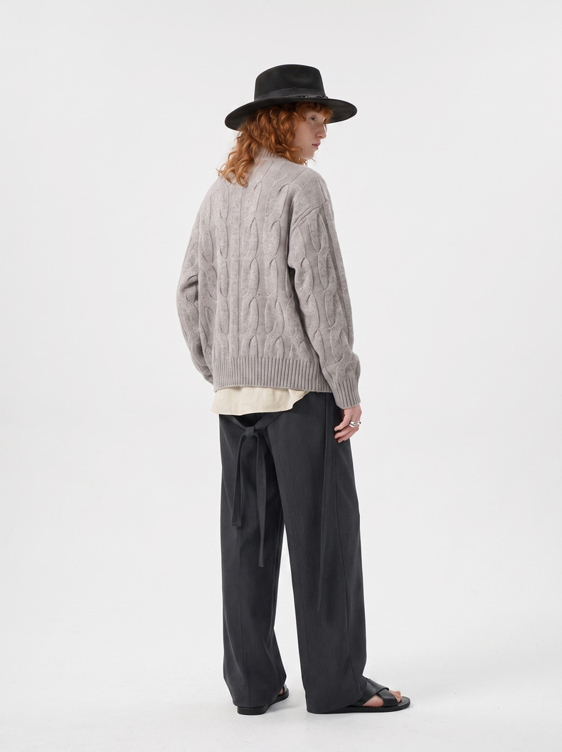 Inflation Jacquard Knit Jacket