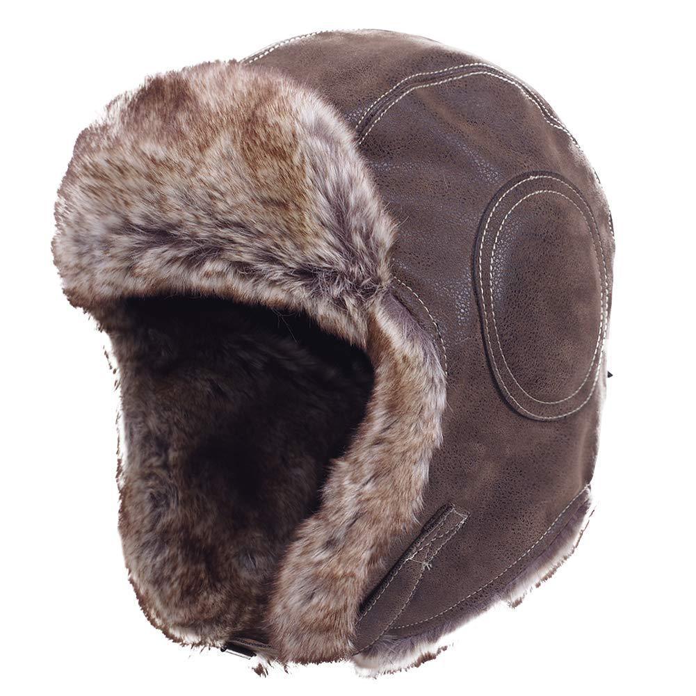 Ruso Lei Feng sombrero personalizado protector de orejas al aire libre frío invierno caliente a prueba de frío montar en bicicleta cazador sombrero piloto hombre image 6